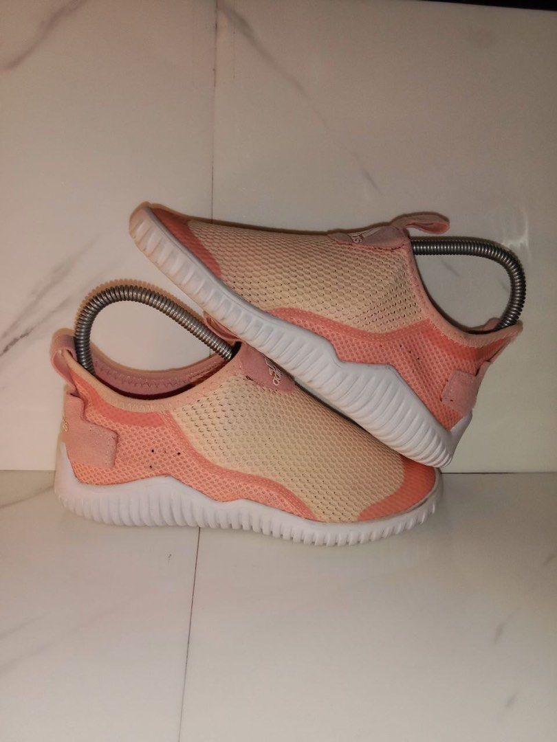 Sepatu Anak Second Original Adidas Slip On Peach Size 33 20cm