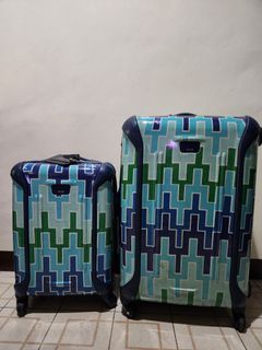 SET OF 2: TUMI x JONATHAN ADLER LIMITED EDITION LUGGAGES-BLUE