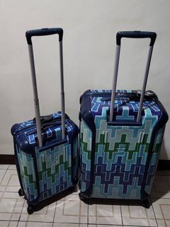 SET OF 2: TUMI x JONATHAN ADLER LIMITED EDITION LUGGAGES,BLUE