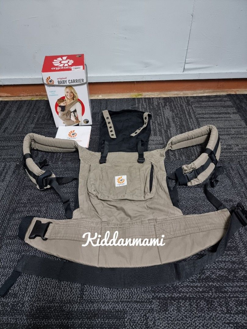 Ergobaby original 3 position baby shop carrier aussie khaki