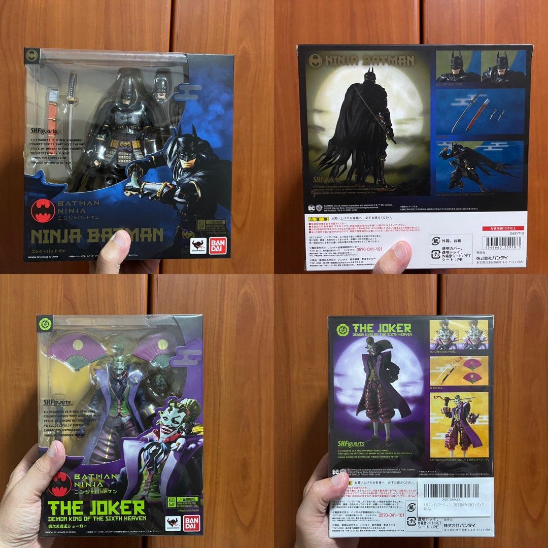 SHFiguarts Ninja Batman & The Jokerセット