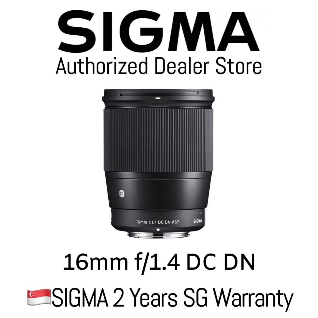 Sigma 16mm f/1.4 DC DN Contemporary Lens for Sony E 