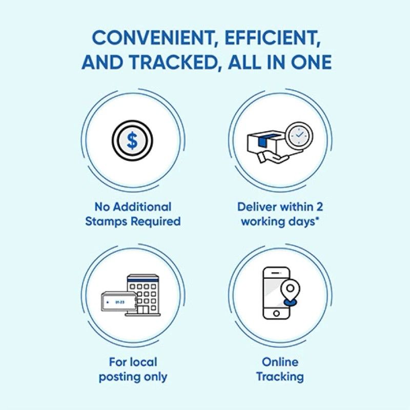 Singpost tracked letter box prepaid label, Everything Else on Carousell