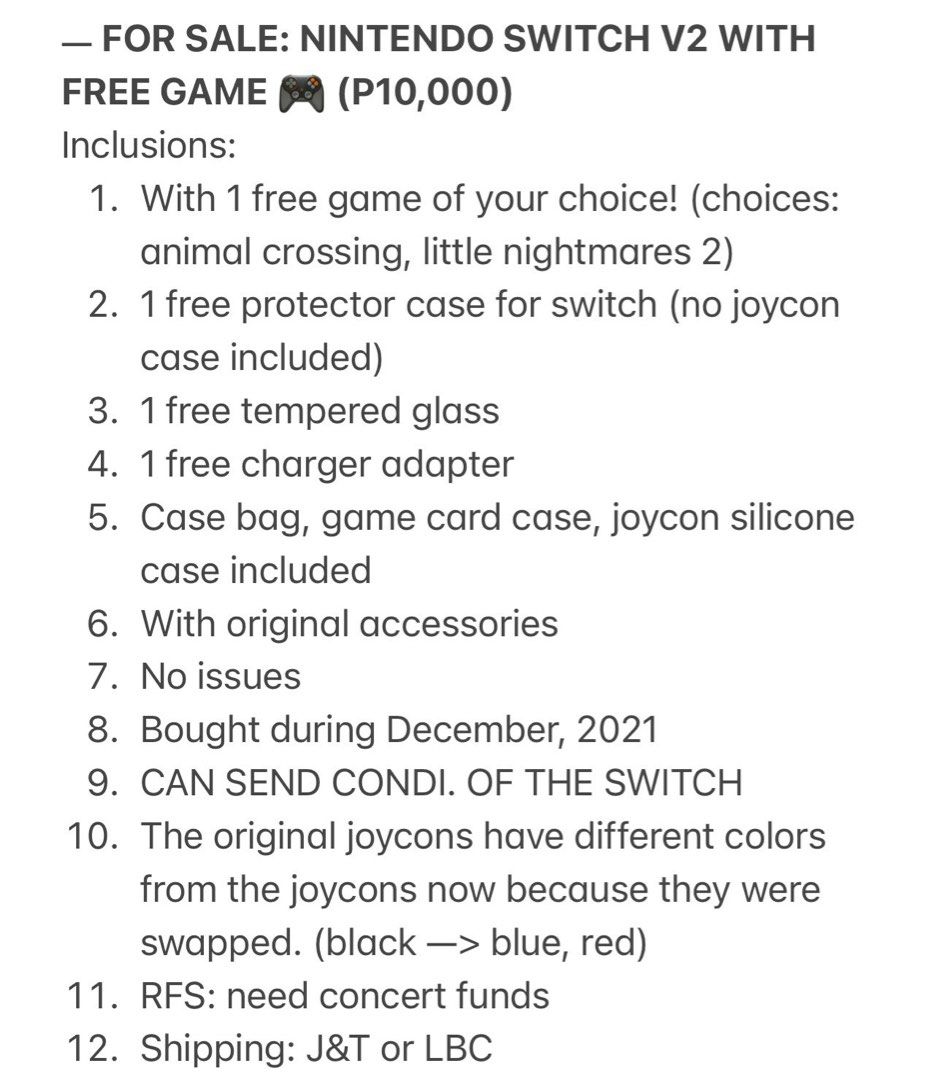 STEAL PRICE! Nintendo Switch V2 + lots of freebies!, Video Gaming