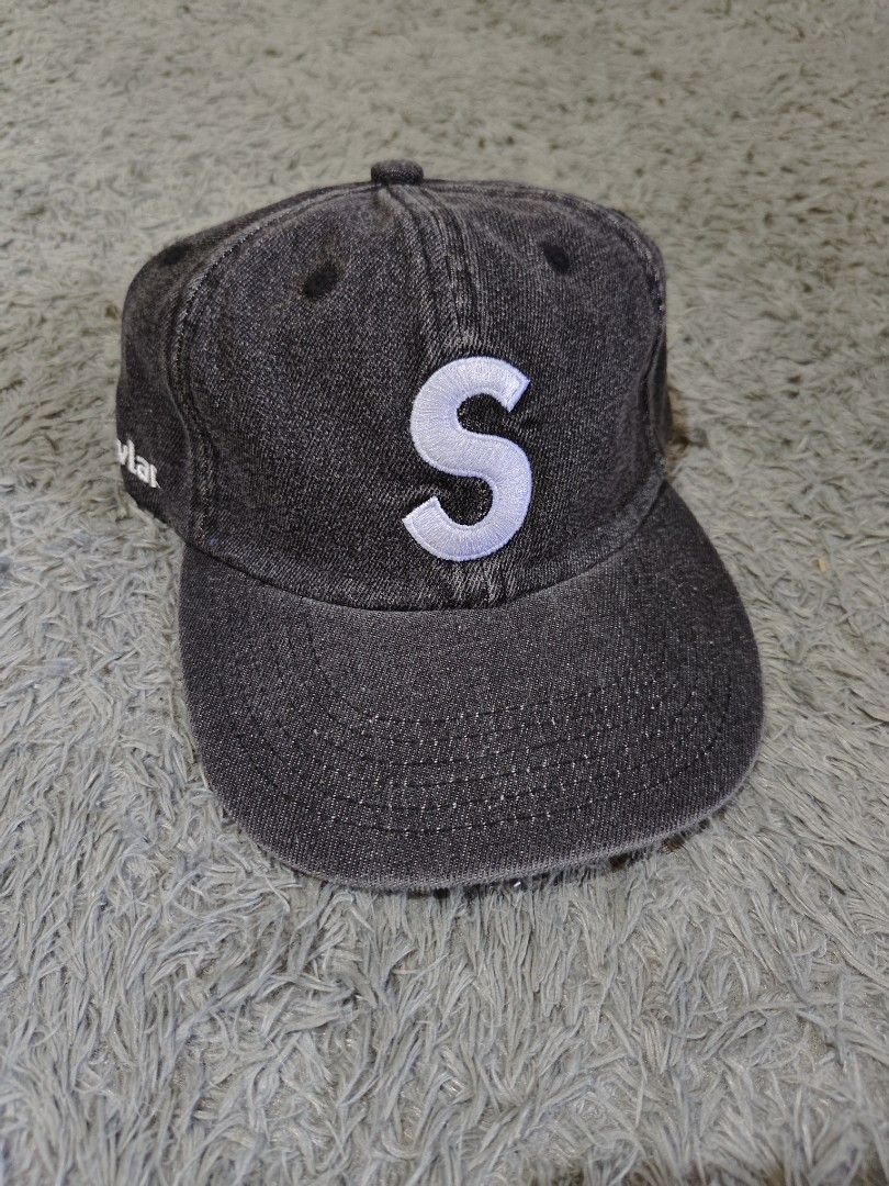 SUPREME Sロゴ キャップ ケプラー denim s logo - 帽子