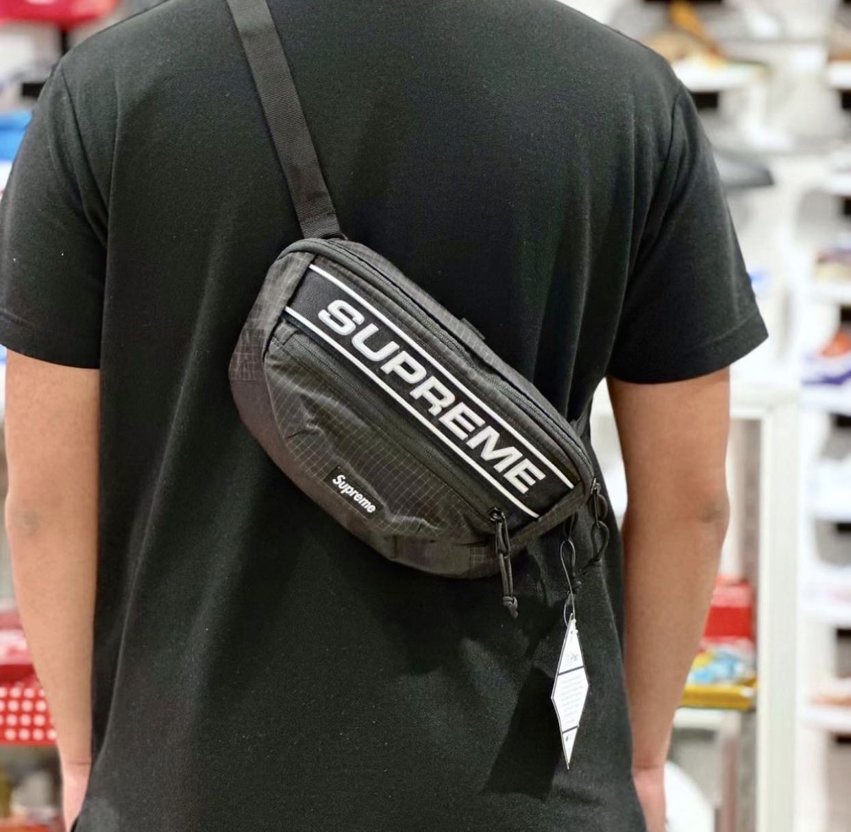 [Ready Stock]Supreme Logo Waist Bag