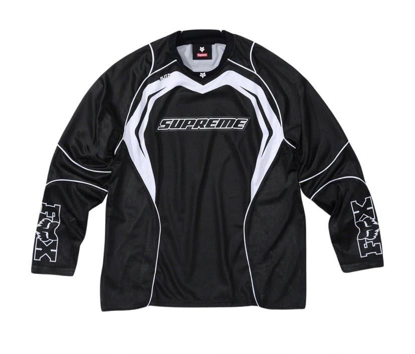 Supreme x FOX Racing Longsleeve Moto Jersey, 男裝, 運動服裝- Carousell