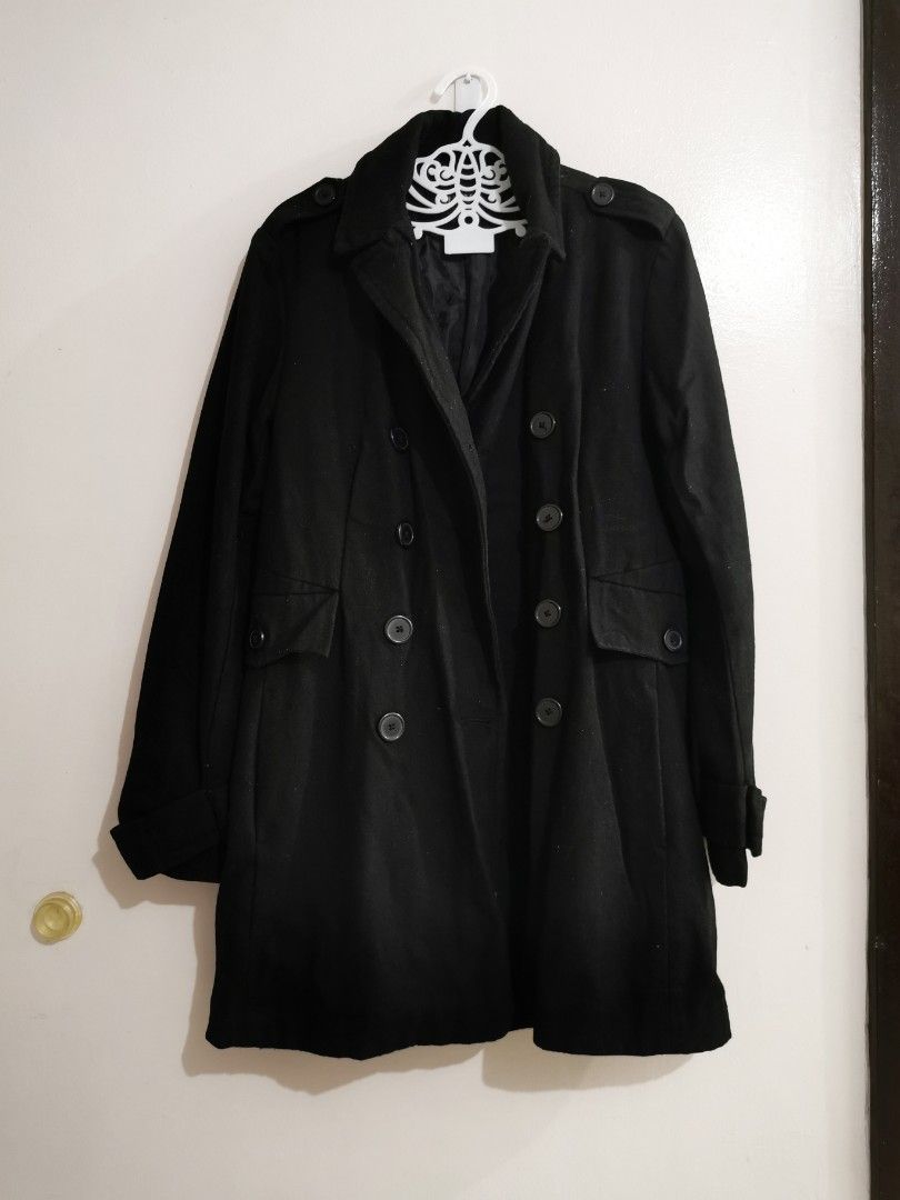 Suzy Shier Black Autumn Coat Women s Fashion Coats Jackets and