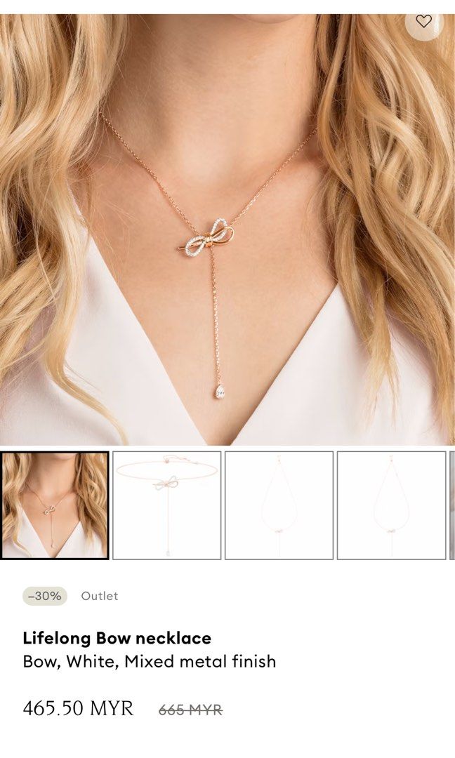 Swarovski outlet 2025 necklace