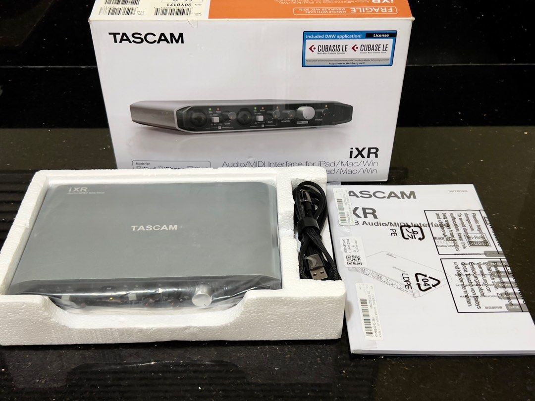 TASCAM IXR | Audio Interface with Midi (Category: Other Audio Equipment) located in Taguig. Submitted by g3arzph (Listing ID 1262938588, Image 2). Description: TASCAM’s ax is an all-new audio interface designed for mobile recording with an iPhone, laptop or iPad, Mac or PC. It’s designed to connect directly to an iPad without a flimsy adapter, for reliable use in the field or on-stage. Pro features like TASCAM’s transparent Ultra-HDDA microphone 