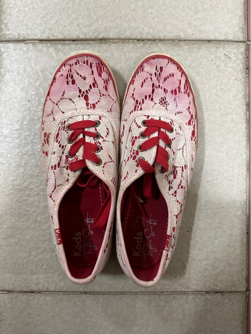 Taylor Swift x Keds RED Edition, Women's Fashion, Footwear, Sneakers on