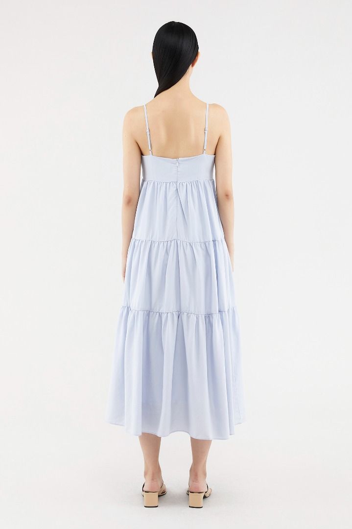 TEM Yulissa Tiered Maxi Dress (Category: Dresses) located in Singapore. Submitted by haappppyyyy (Listing ID 1262888911, Image 3). Description: Washed but not worn RTP $49.