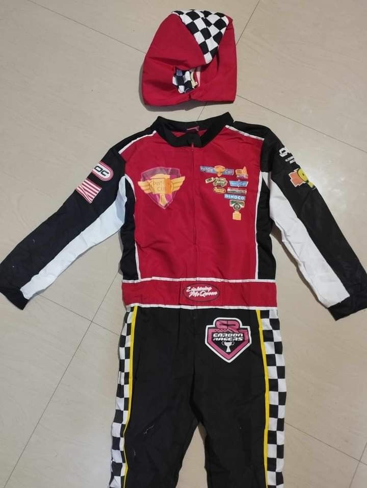 The Cars racing costume, Babies & Kids, Babies & Kids Fashion on Carousell