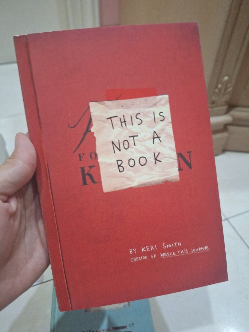 This is not a book keri smith wreck this journal impor ori import bahasa inggris english, Buku