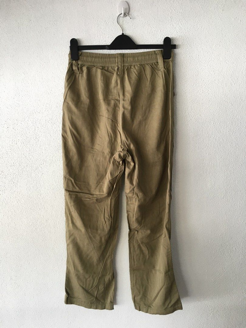 Topshop cheap khaki trousers
