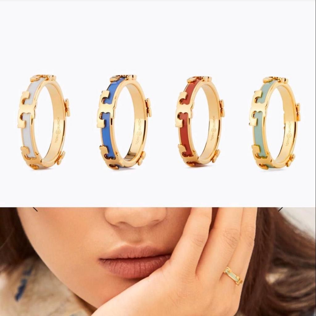 Tory Burch Stackable Ring 戒指 （分類：戒指）位於 Hong Kong。 由 cst10 提交（商品編號 1262938993，圖片 1）。簡介： 只有白色。