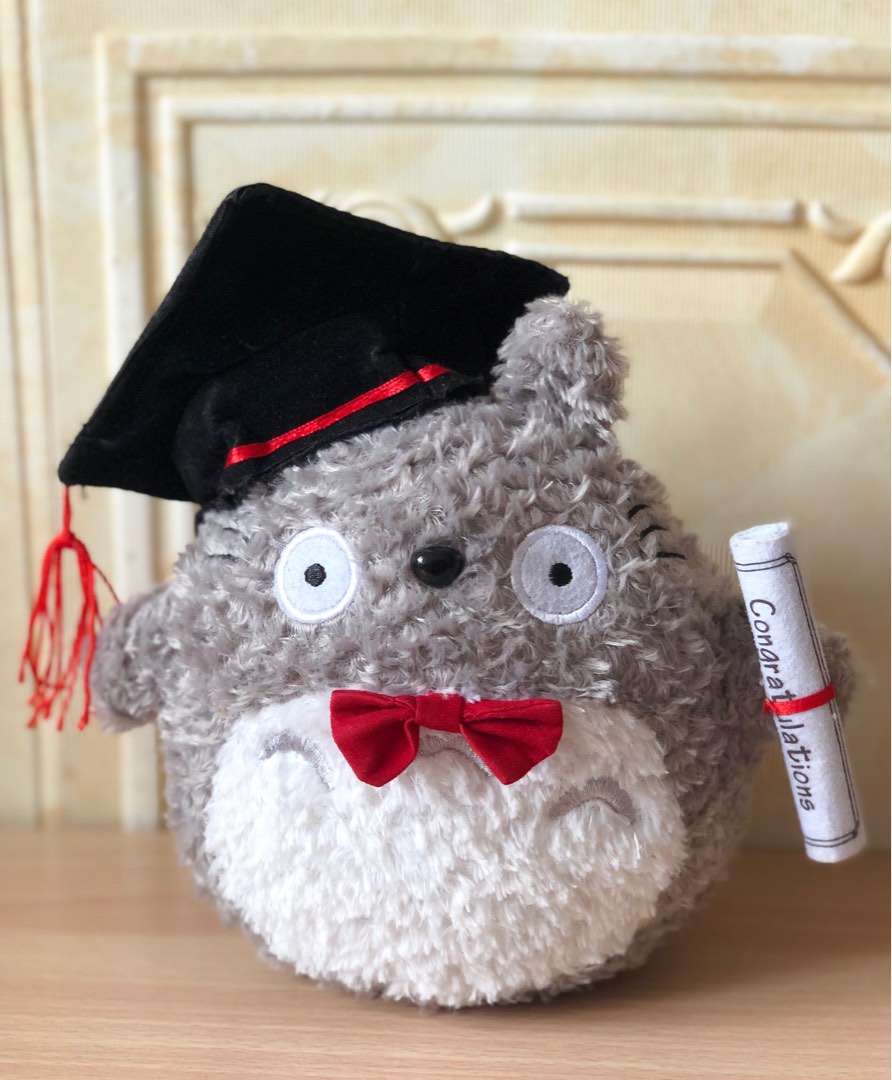 Totoro graduation plush top