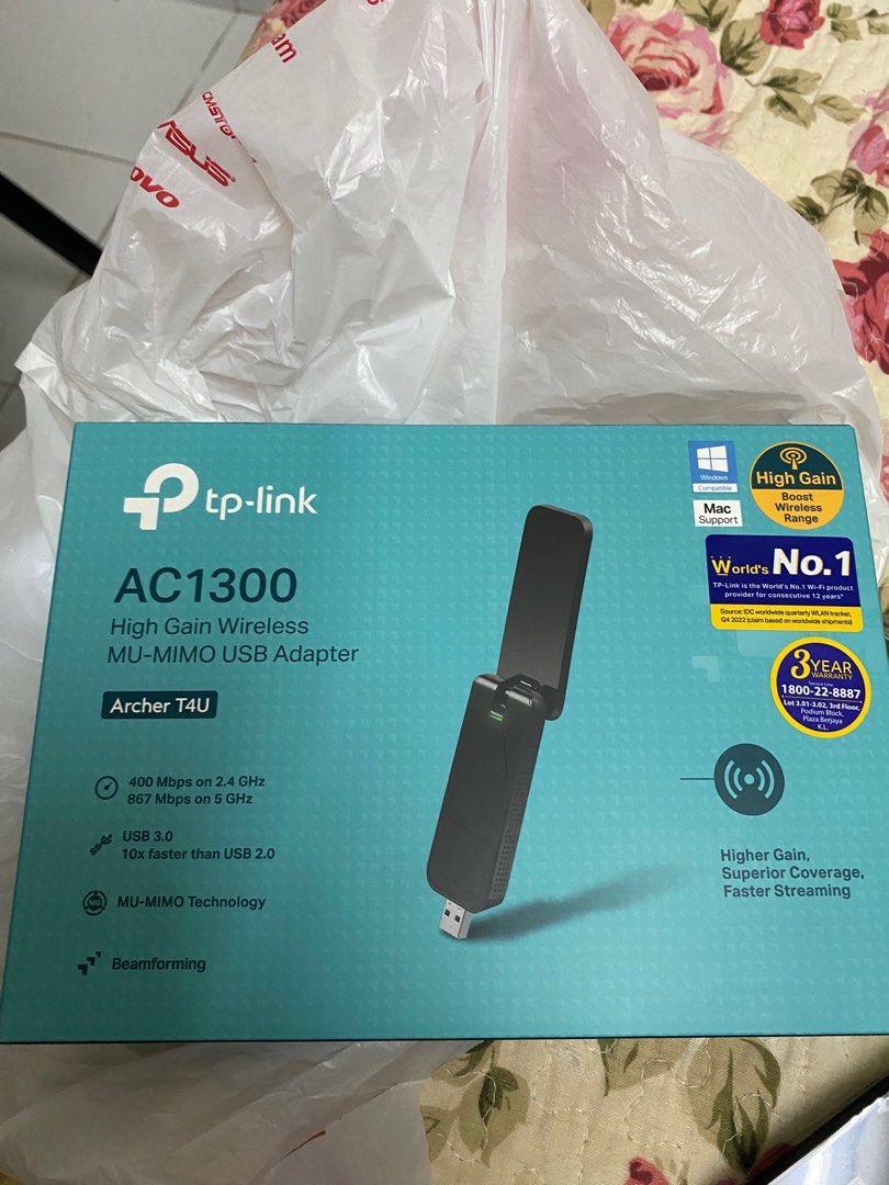 TP Link Wifi Adapter, Computers & Tech, Parts & Accessories