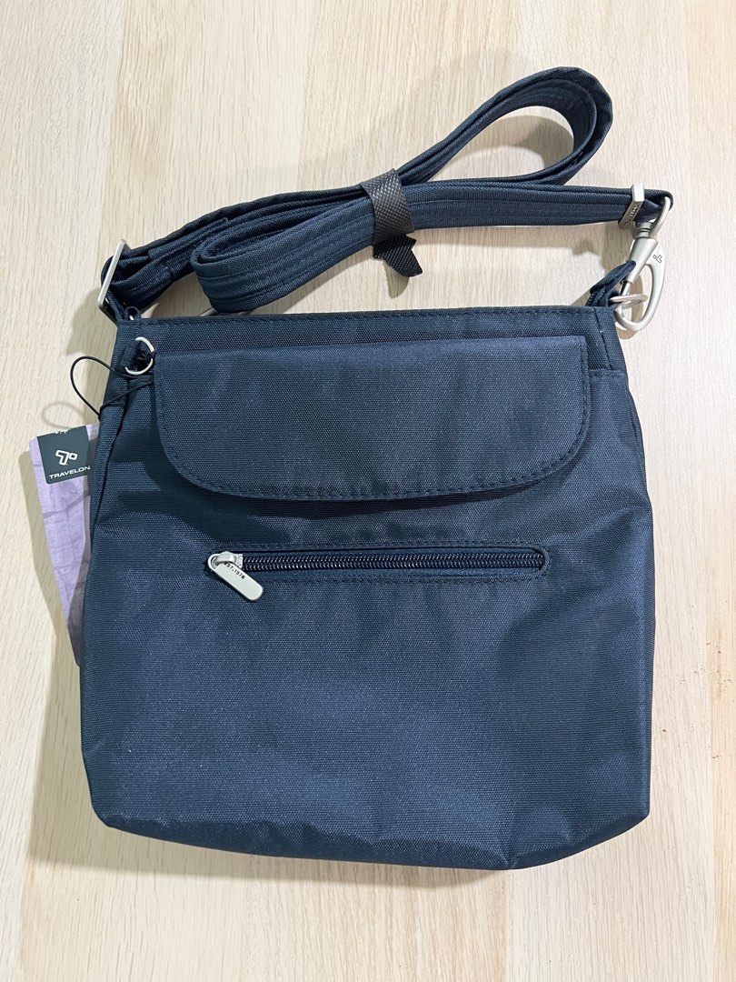 Travelon AntiTheft Classic RFID Mini Shoulder Bag (midnight), Women's