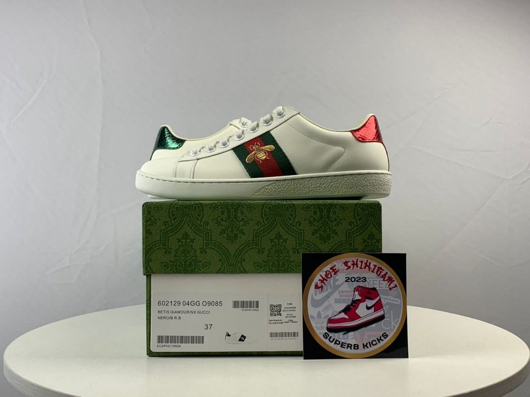 Ace embroidered sneaker fake on sale