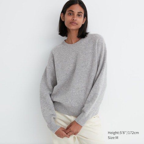 Uniqlo grey jumper sale