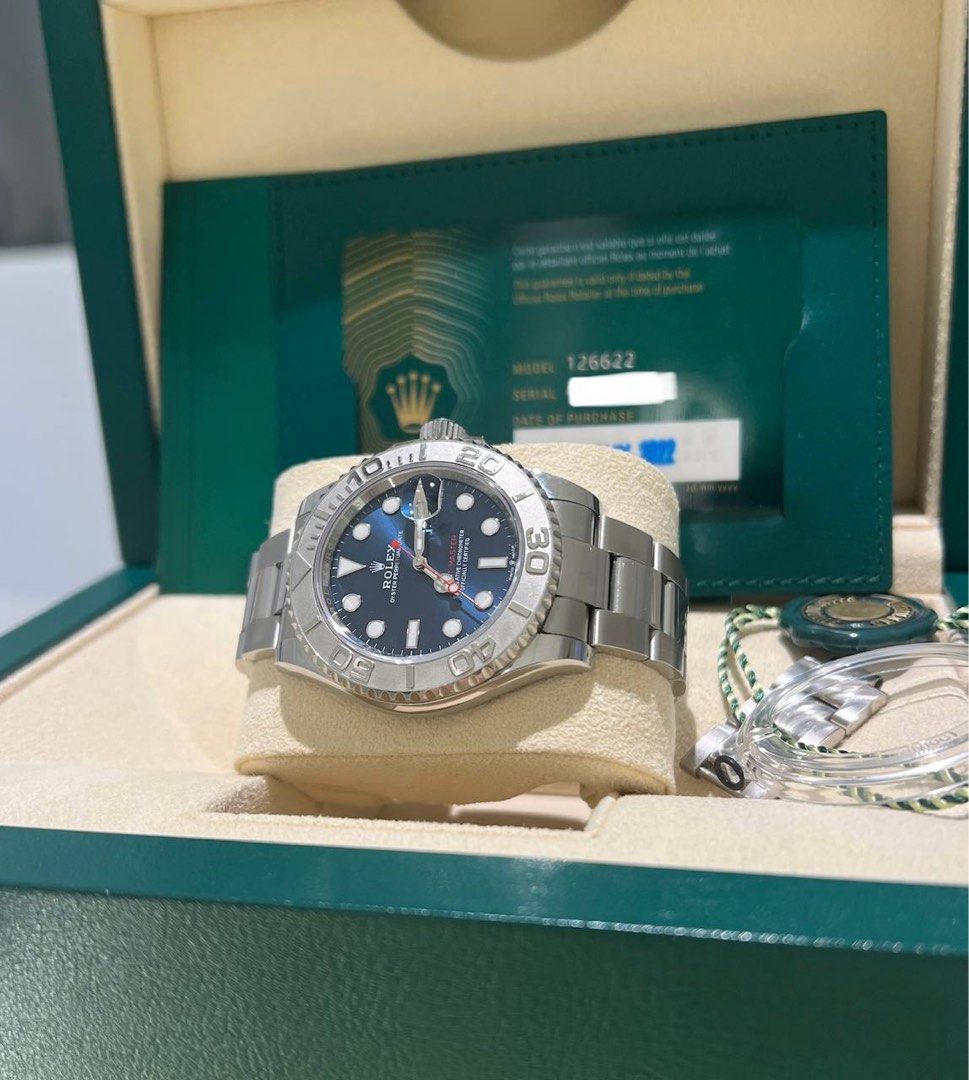 USED Rolex Yacht Master 40 126622 Blue Luxury Watches on