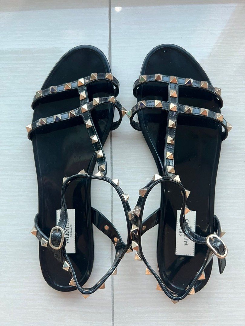 Valentino jelly gladiator sandals discount