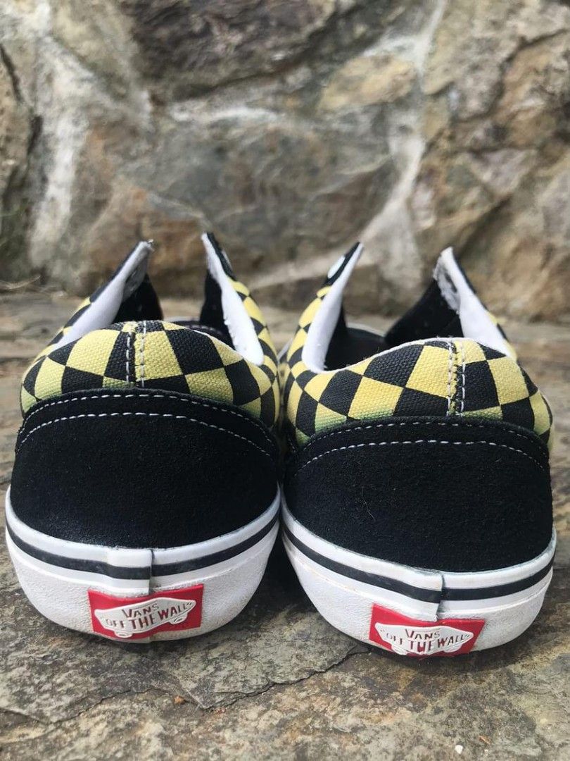 Aspen gold checkered shop vans