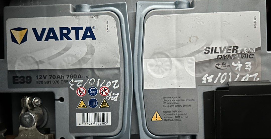 Varta Battery, Car Accessories, Electronics & Lights on Carousell