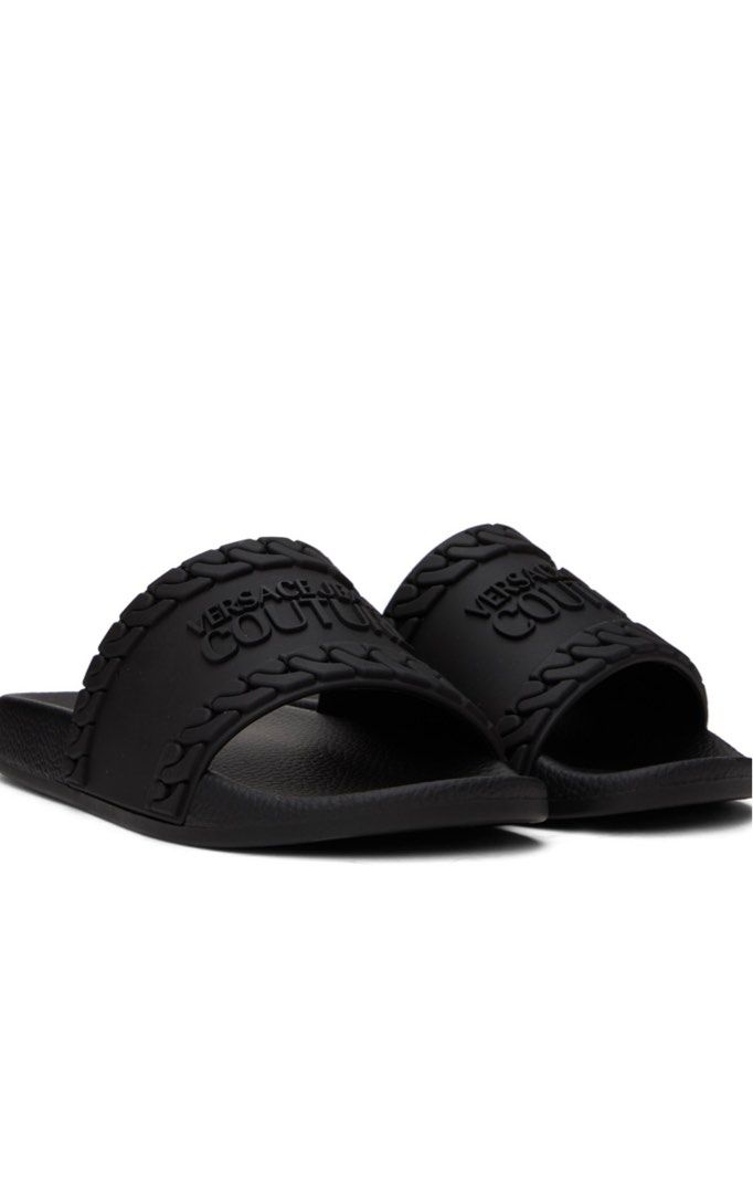 Versace jean slides on sale