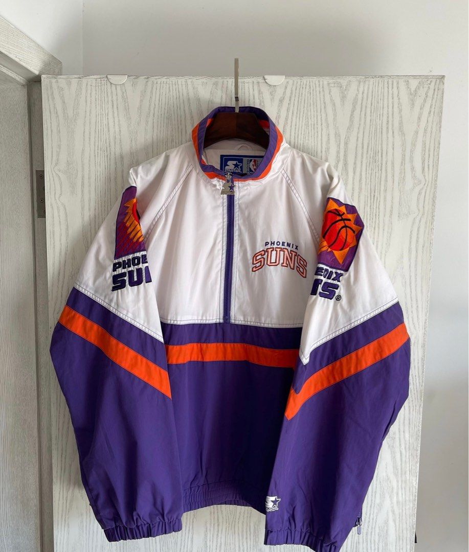 Vintage 90S Starter nba suns bulls windbreaker jacket Carousell