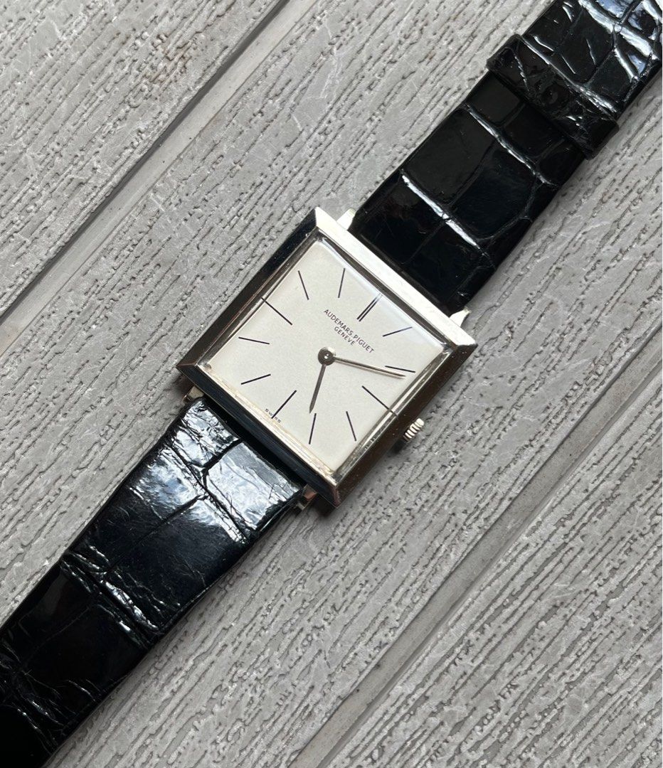 Vintage Audemars Piguet Ultra-thin Tank WG, Luxury, Watches on Carousell