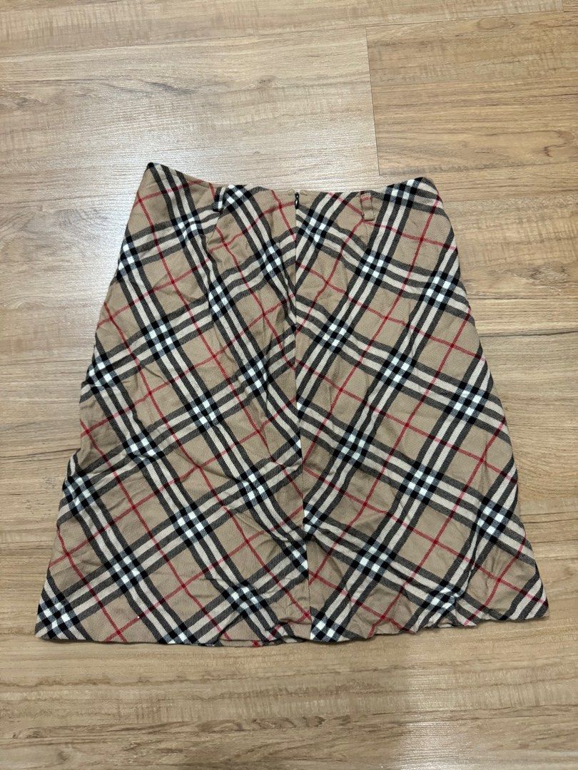Burberry nova check mini skirt hot sale