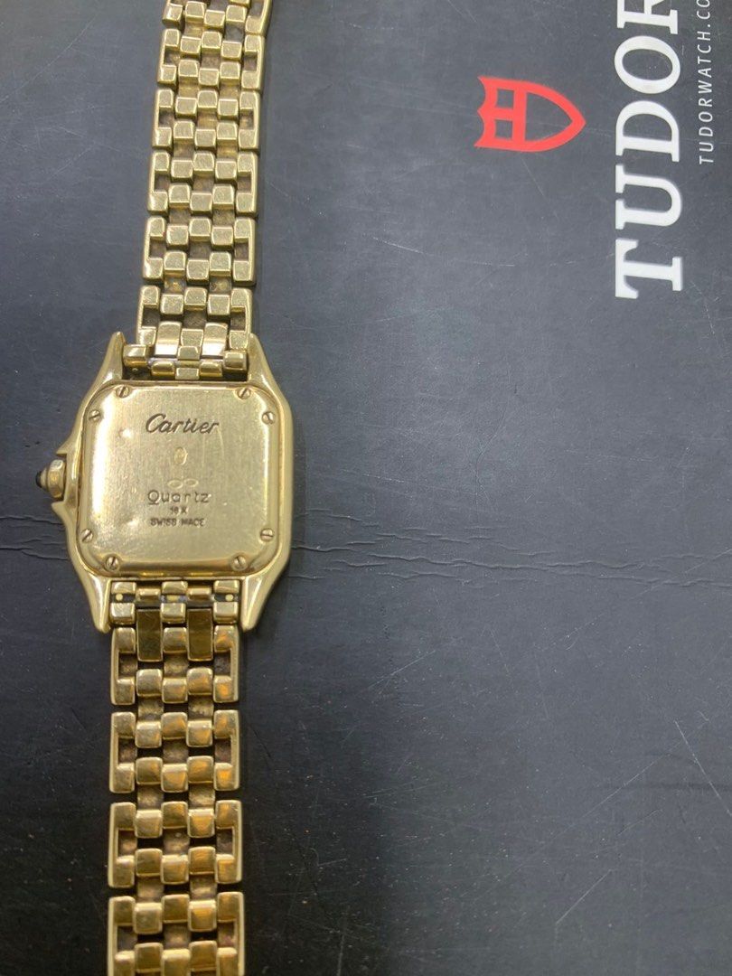 Vintage Cartier Panthere 18K Solid Gold Quartz Watch Women s