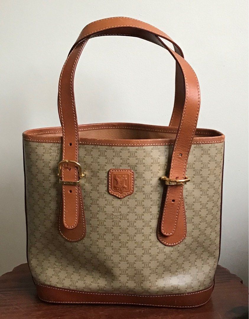 Vintage Celine Alma Handcarry Bag - with free bag strap, Luxury, Bags &  Wallets on Carousell