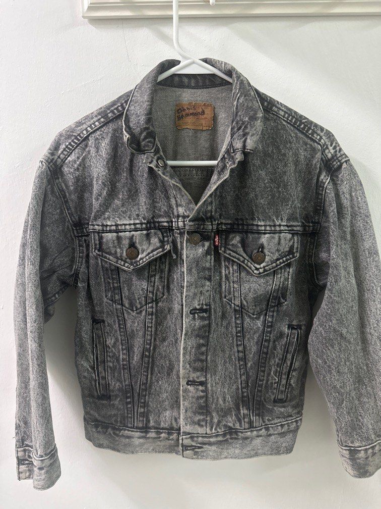 Vintage levis jacket acidwash