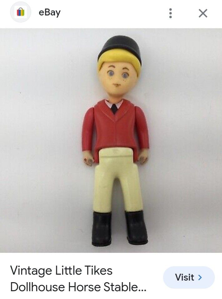 Vintage little tikes horse stable figure Hobbies Toys Toys