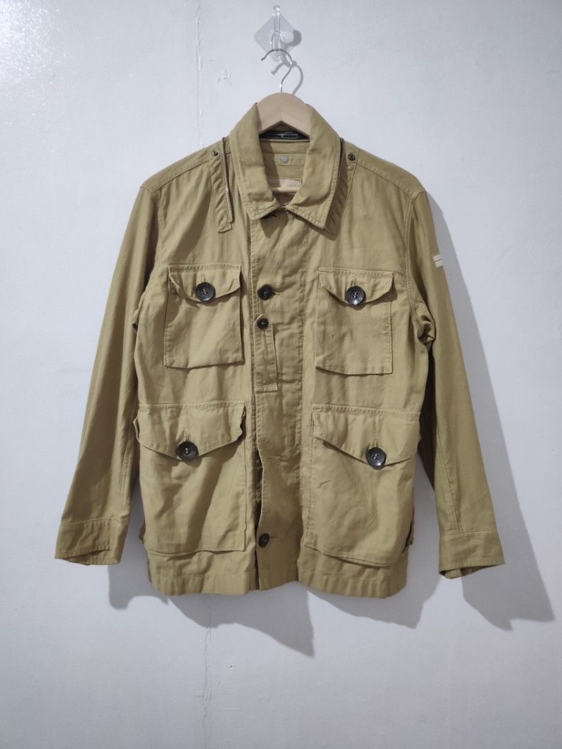 STONE ISLAND M65ジャケット カーキ Lサイズ