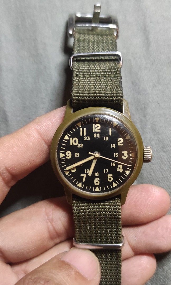 Vintage Westclox Military Manual Wind