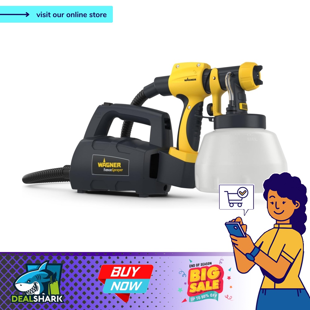 Decking outlet paint sprayer