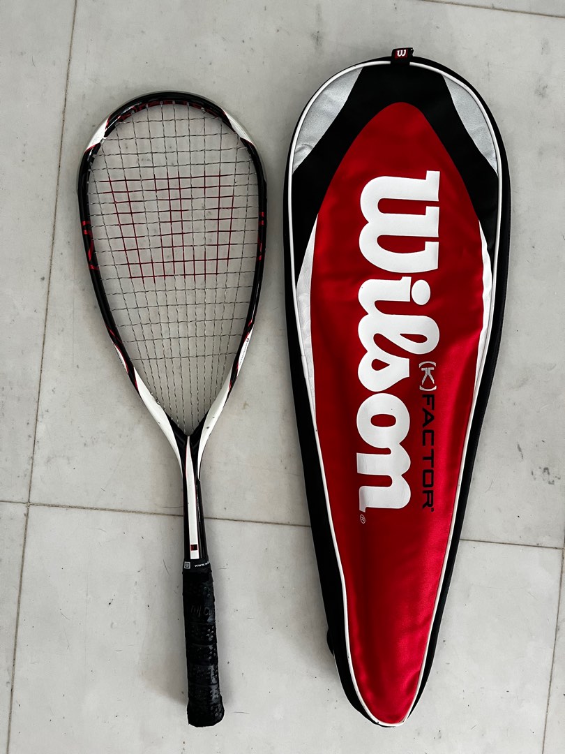 Wilson Titanium Squash Racket, Sports Equipment, Sports & Games, Racket
