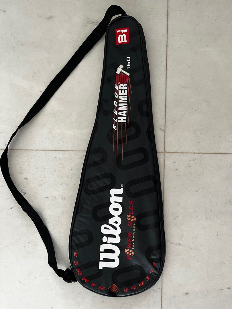 Wilson Titanium Squash Racket, Sports Equipment, Sports & Games, Racket ...
