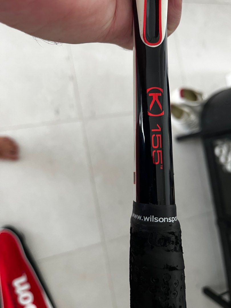 Wilson Titanium Squash Racket, Sports Equipment, Sports & Games, Racket ...