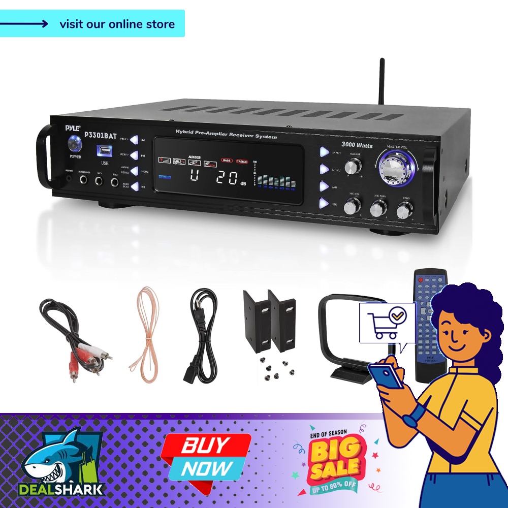 3000 watt home stereo system sales