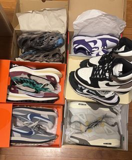 Wts sneaker collection vaporwaffle,dunk,Jordans,ldwaffle