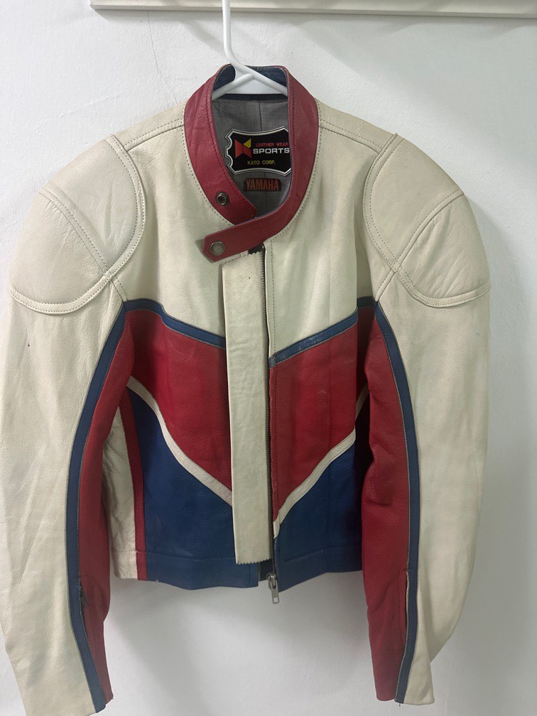 Vintage yamaha leather hotsell jacket