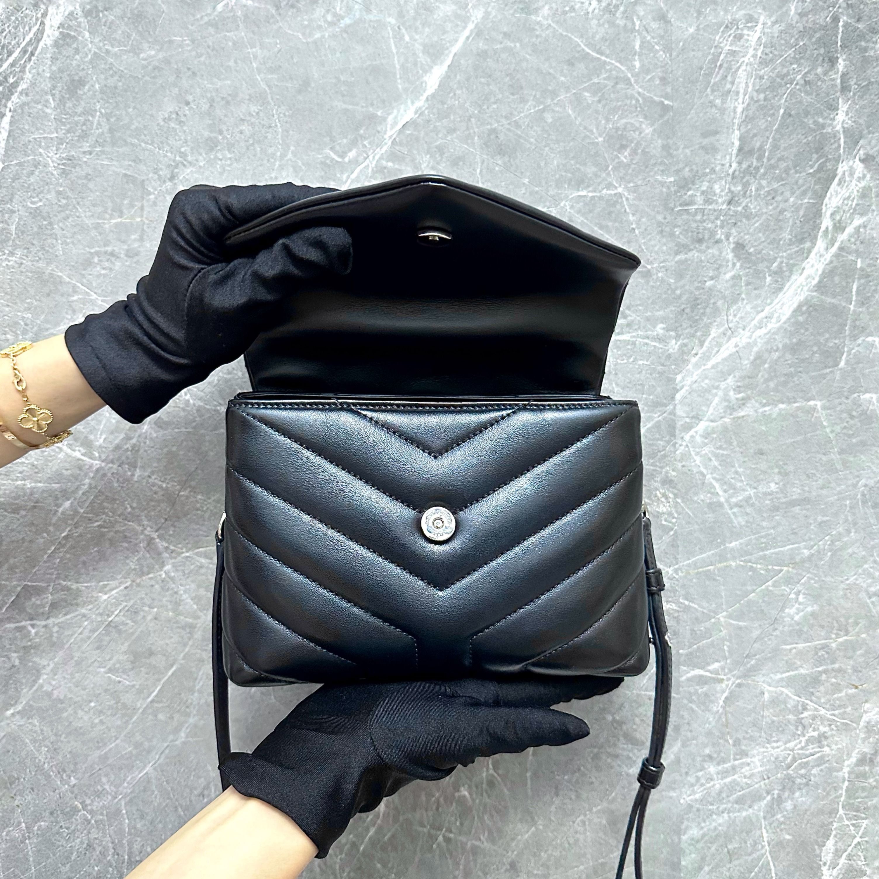 Ysl toy 2025 loulou bag review
