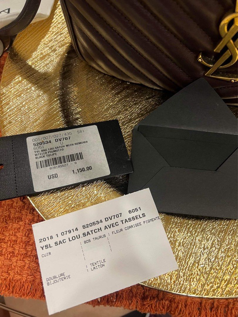 YSL SAC LOU SATCH AVEC TASSELS (Category: Cross-body Bags) located in Mandaluyong City. Submitted by nereeberry (Listing ID 1262860312, Image 2). Description: Item will be coming from new york. Eta is Nov 20. .