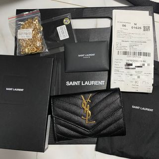 Nett- Ysl Yves saint Laurent woc medium in black ghw
