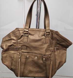 SAINT LAURENT PARIS 2390$ Le 5 À 7 Hobo Bag In Croco-Embossed Shiny Leather